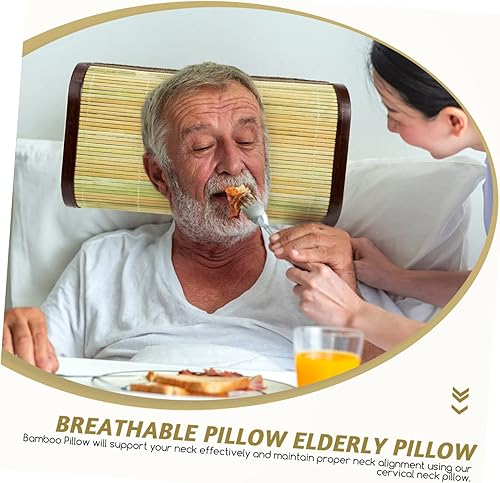 Miniatura 3 de Almohada ergonómica para cuello y soporte lumbar, hecha a mano, transpirable, almohada refrescante para un sueño cómodo y alineación de la columna