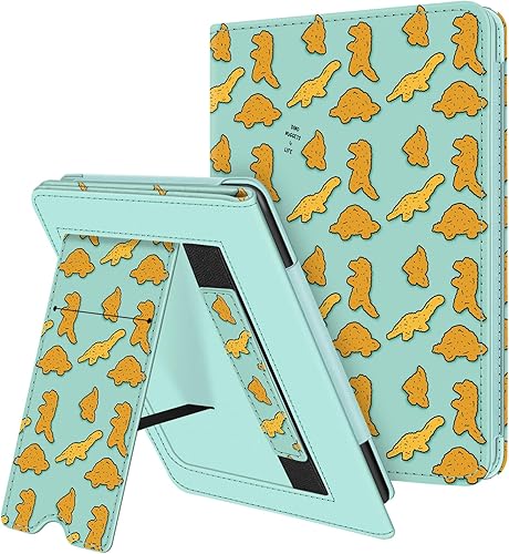 Miniatura 28 de Fintie Funda con soporte para Kindle de 6 pulgadas (11ª generación-versión 2024/2022), funda de piel sintética con ranura para tarjeta de Mármol