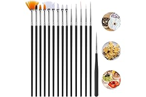 15 Pcs Cake Painting & Hand Sculpture Kit