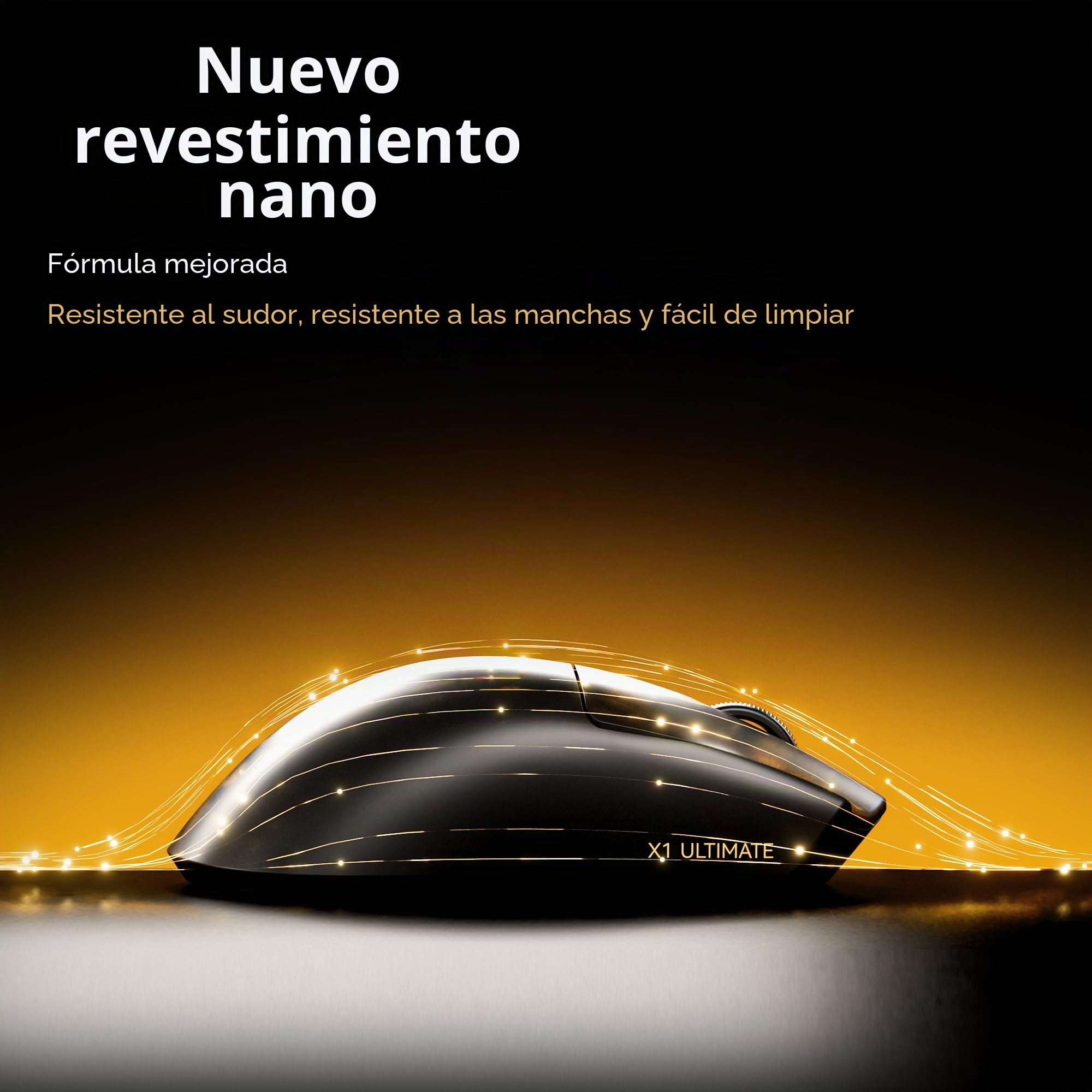 ATK Blazing Sky X1 V2 Ratón inalámbrico para juegos, 54 g, ligero, sensor PAW3950Ultra, MCU nórdico 54L15, interruptores ópticos, nuevo dongle GEM 8K, doble modo 2,4 G/cable (ultimo, rojo metálico)