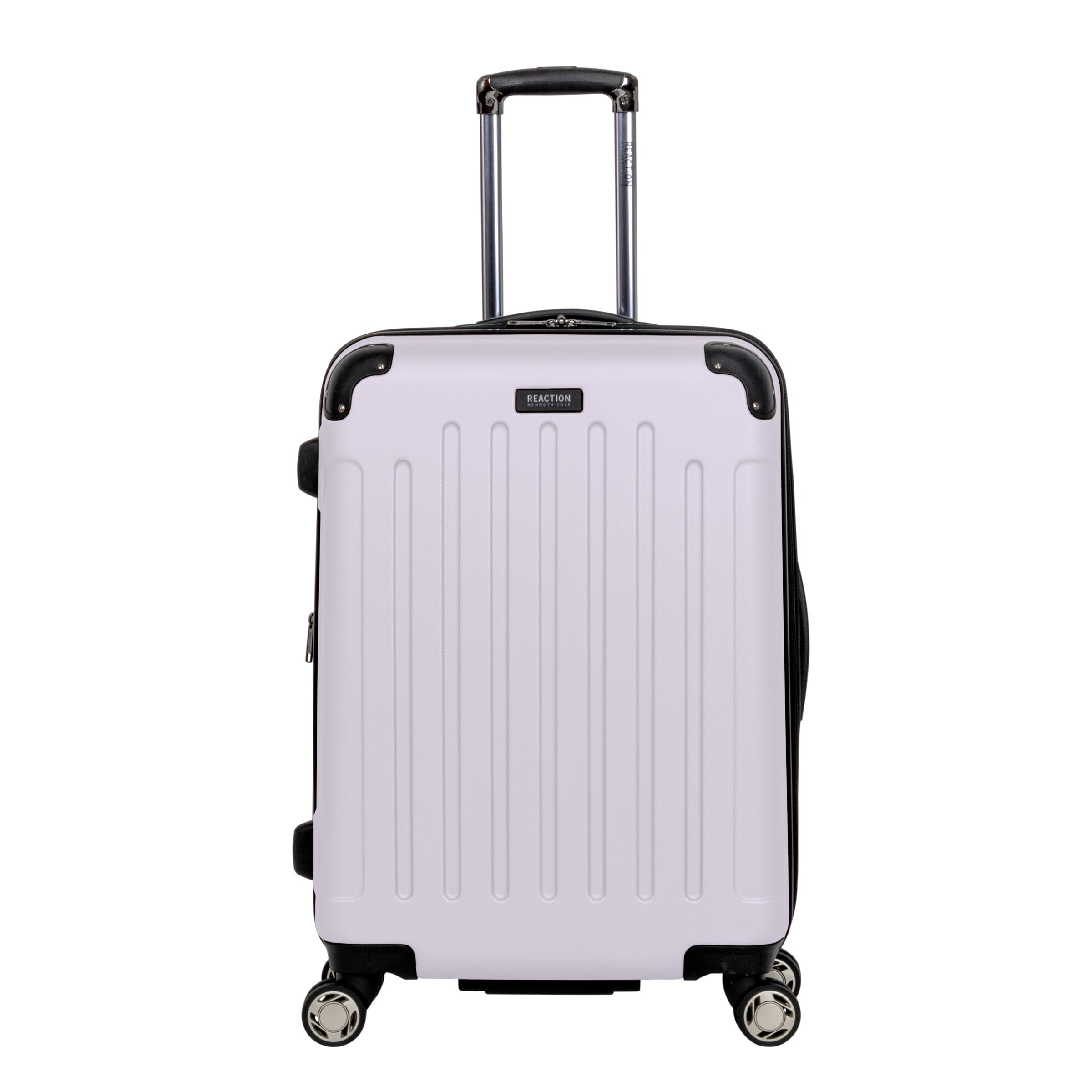 Kenneth Cole REACTION Renegade Luggage Expandable 8-Wheel Spinner Lightweight Hardside Suitcase, Orchid Ice, 24-Inch Checked