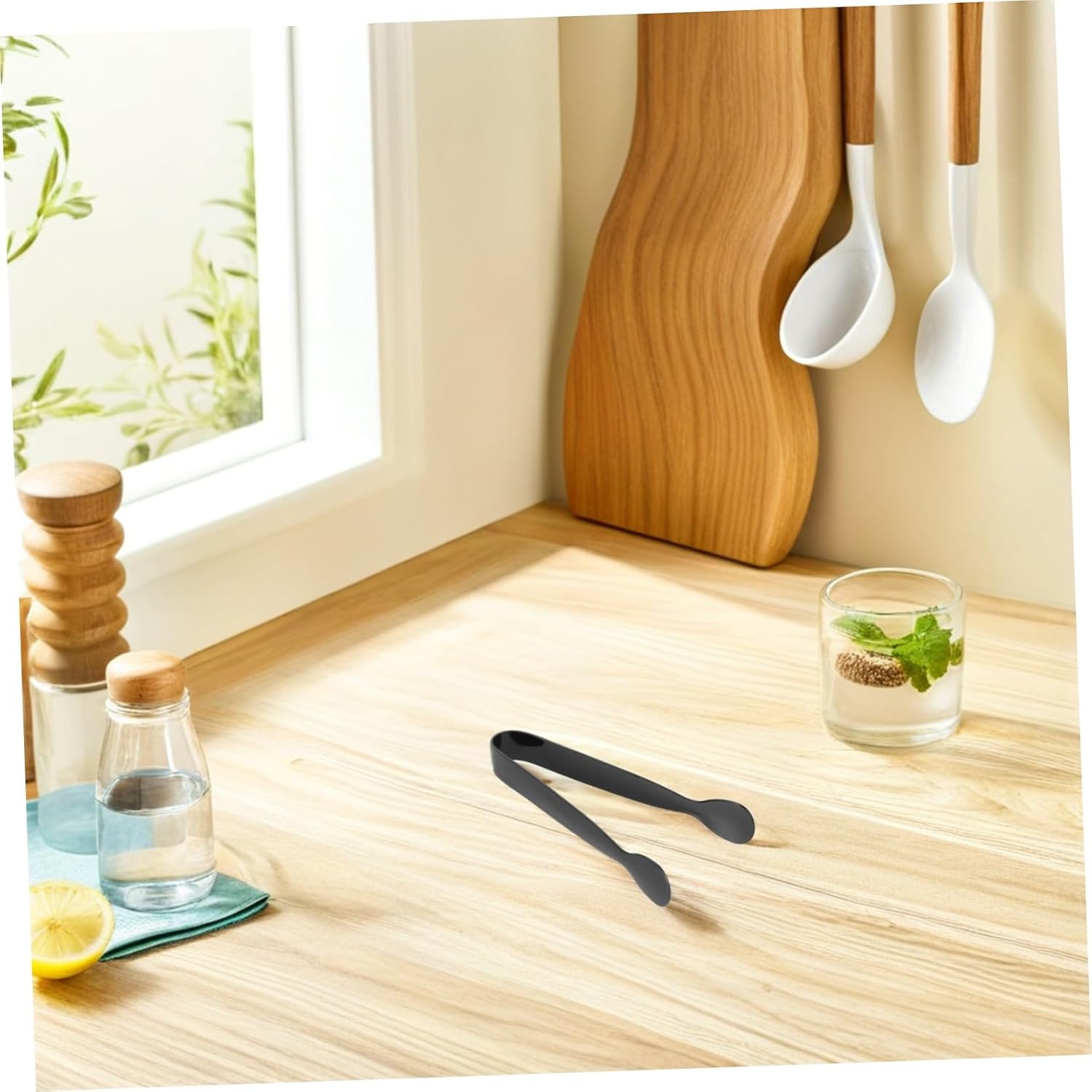 5pcs Stainless Steel Mini Food Serving Tongs Small Kitchen Ice Sugar Cube Clips for Coffee Bar Tea Party Desserts Snacks Multipurpose Food Clips