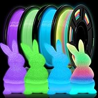 Vista 20 de Yousu - Filamento PLA de seda 1.75mm, filamento para impresora 3D de coextrusión de doble color, compatible con la mayoría de impresoras 3D, seda