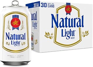 Natural Light Beer, 30 Pack Beer, 12 FL OZ Cans