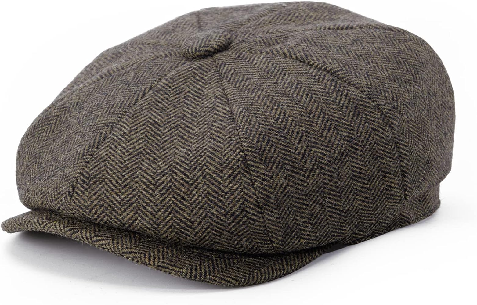 Amazon | BOTVELA メンズ 8ピース ウールブレンド ニュースボーイ