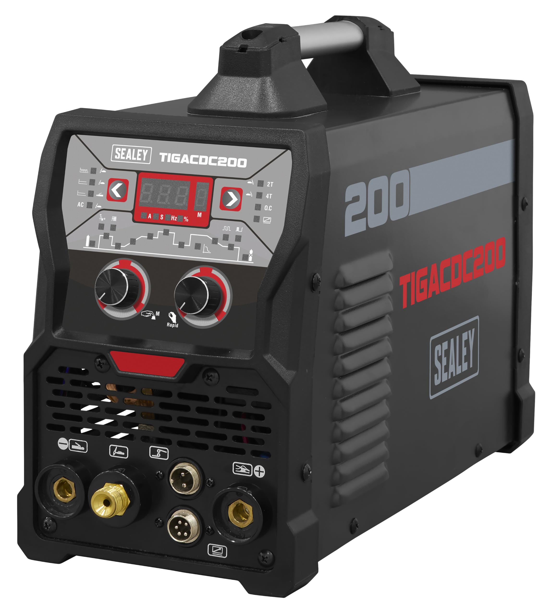 Sealey TIG/MMA (Arc/Stick) AC/DC Pulse Inverter Welder 200A 230V - TIGACDC200