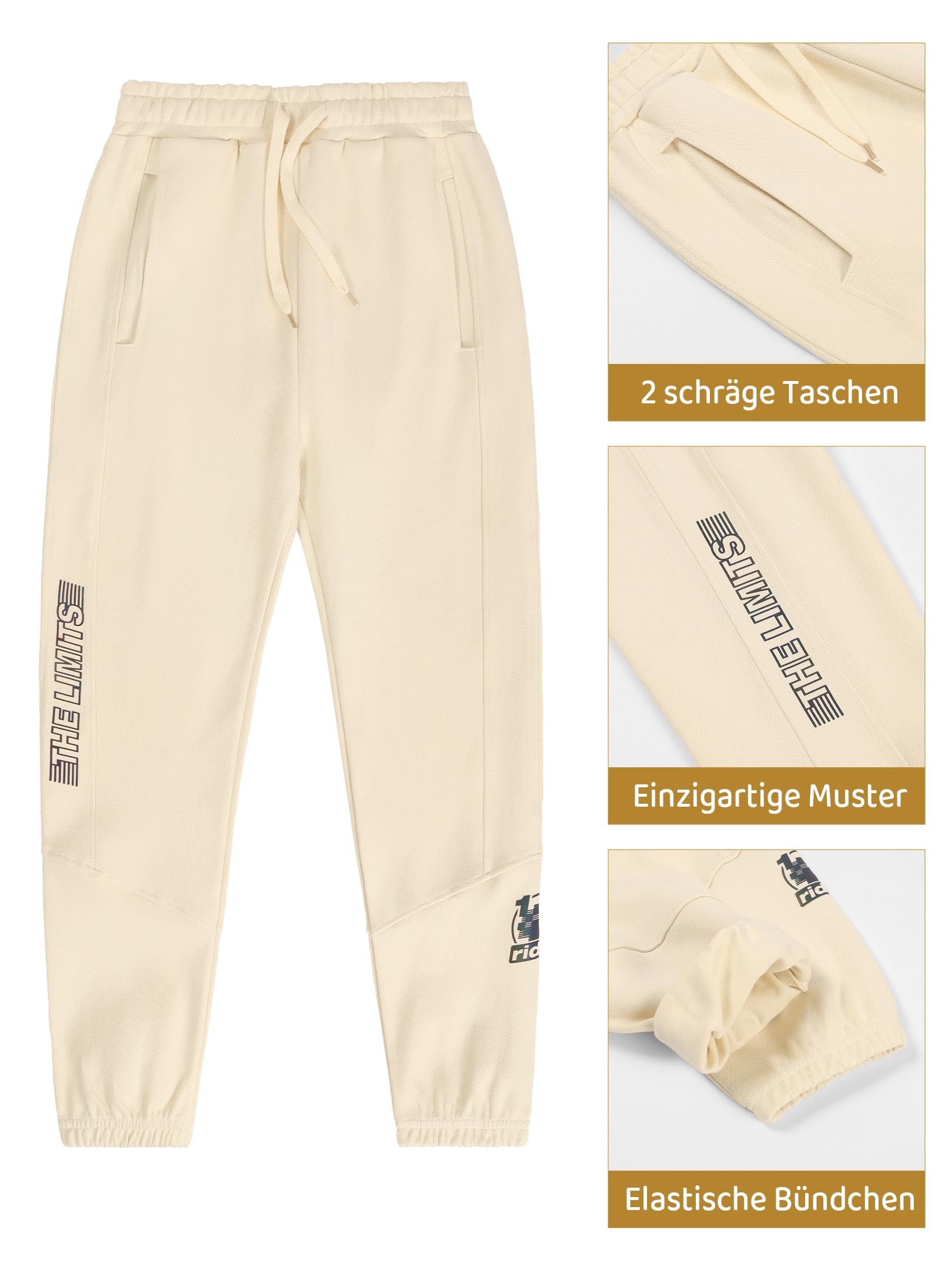 Jungen Jogginghose Hose Freizeit Joggers Kinder Sports Sweathose mit reflektierendem Grafikprint