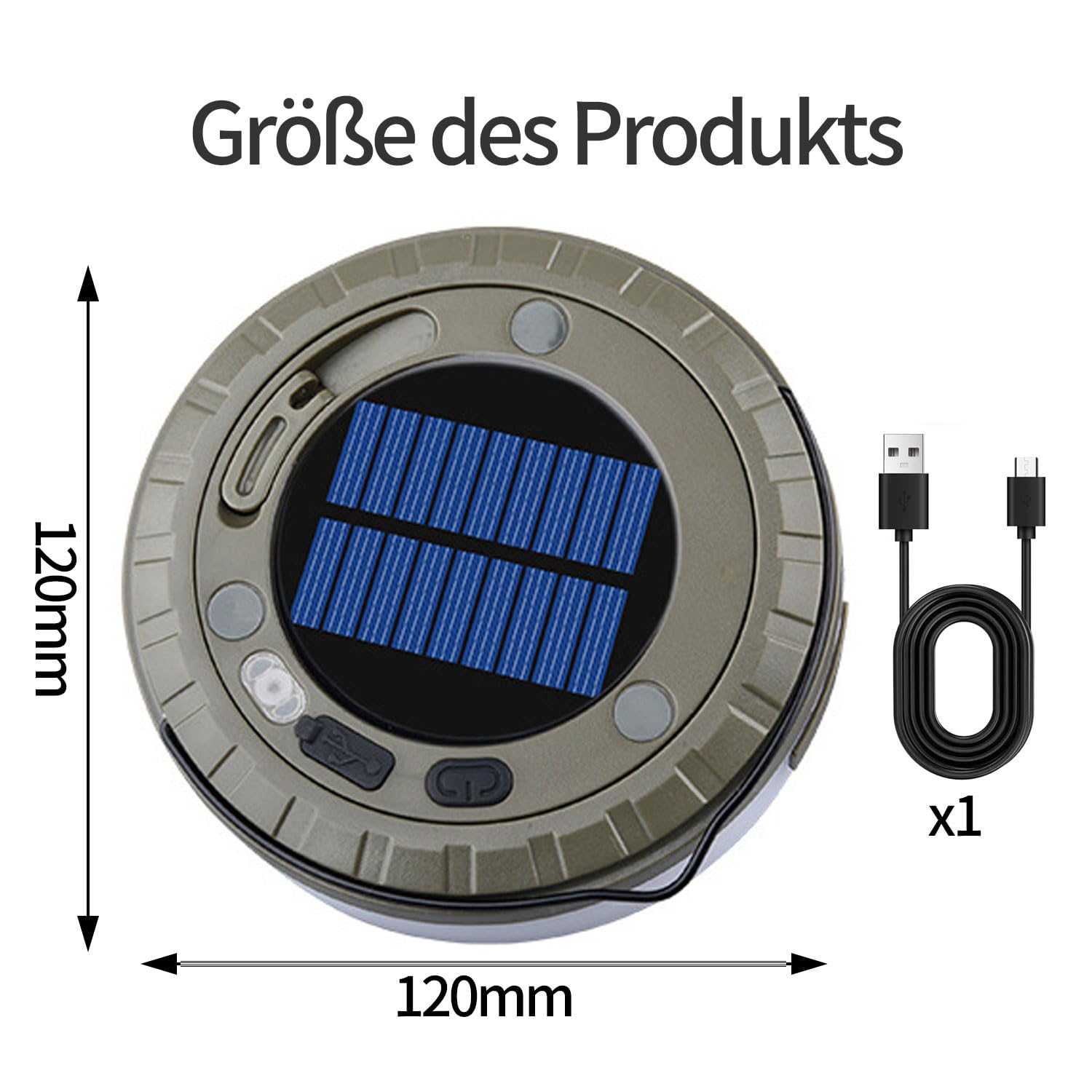Luci LED A Batteria Da 10 Metri, Decorative E Dimmerabili - Per Campeggio, Feste, Giardino, Ricaricabile USB-C