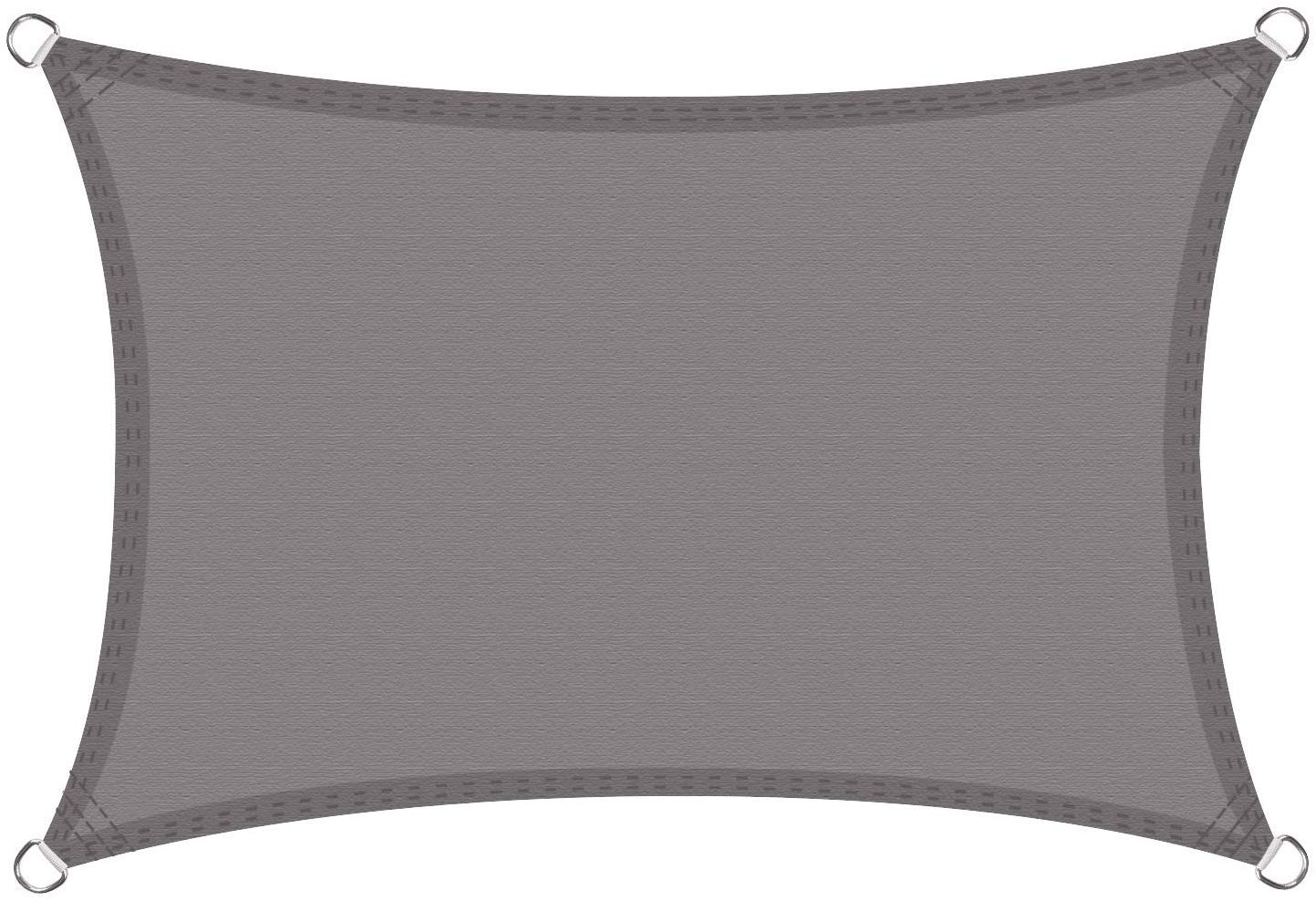Cool Area Toldo Vela de Sombra Impermeable Rectangular 2.5x4m Protección UV PES Toldos para Patio Exterior Jardín Terraza-Arena — view 69