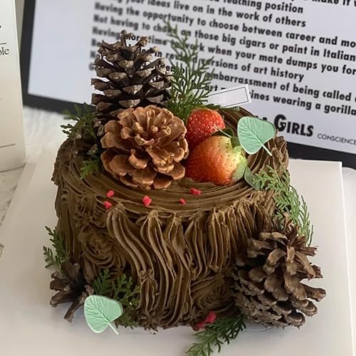 Miniatura 6 de MINFEIDMS Molde de follaje de invierno Molde de hojas de silicona para hojas de boda, molde de fondant de chocolate para decoración de pasteles,