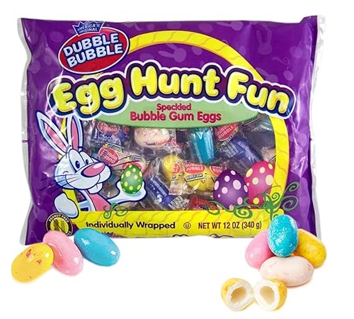 Dubble Bubble Huevos divertidos de chicle moteados