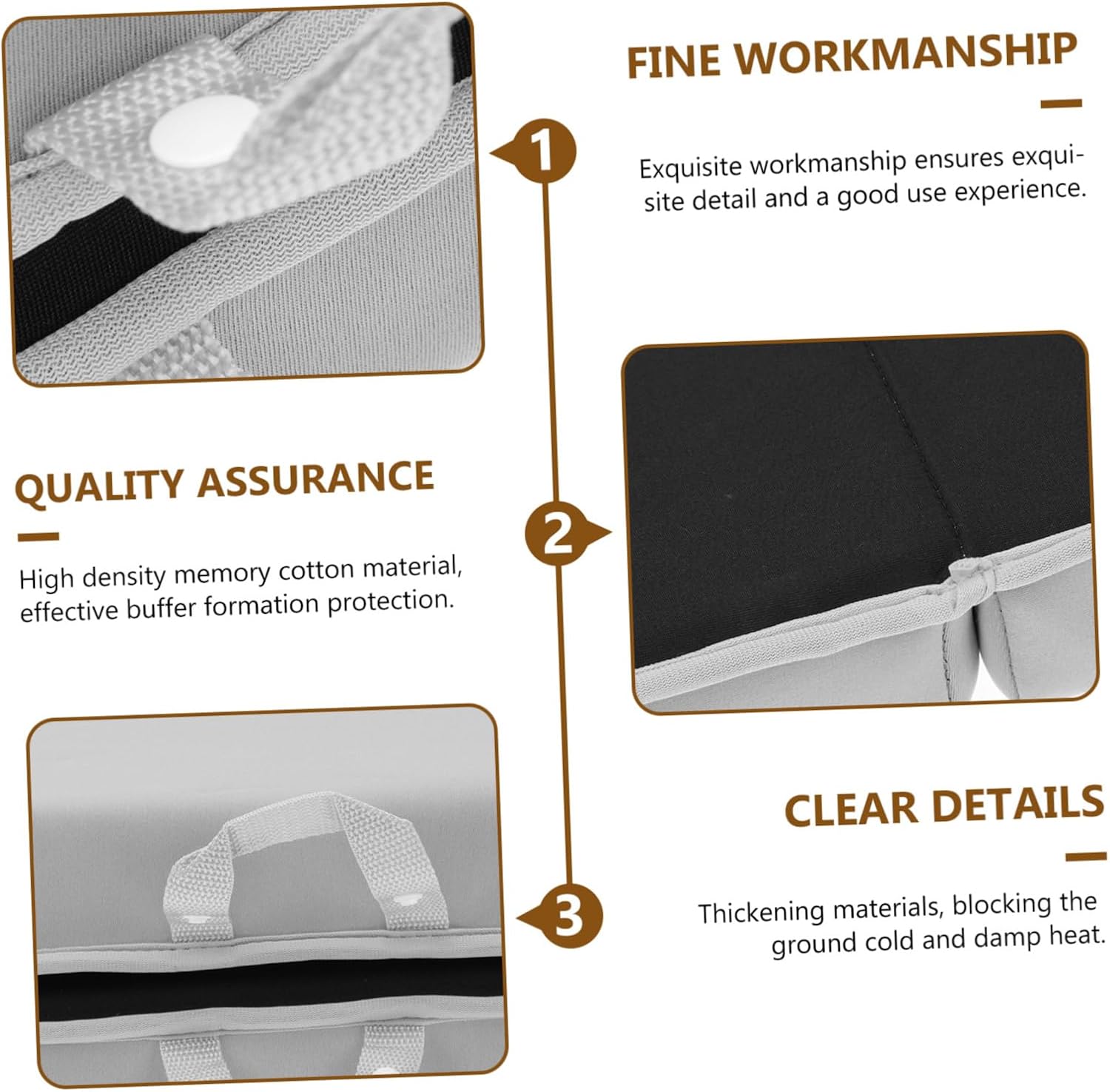 Totority 1pack Yoga Kneeling Pad Soft Knee Pad Cushion for Hot Yoga Fitness Protection