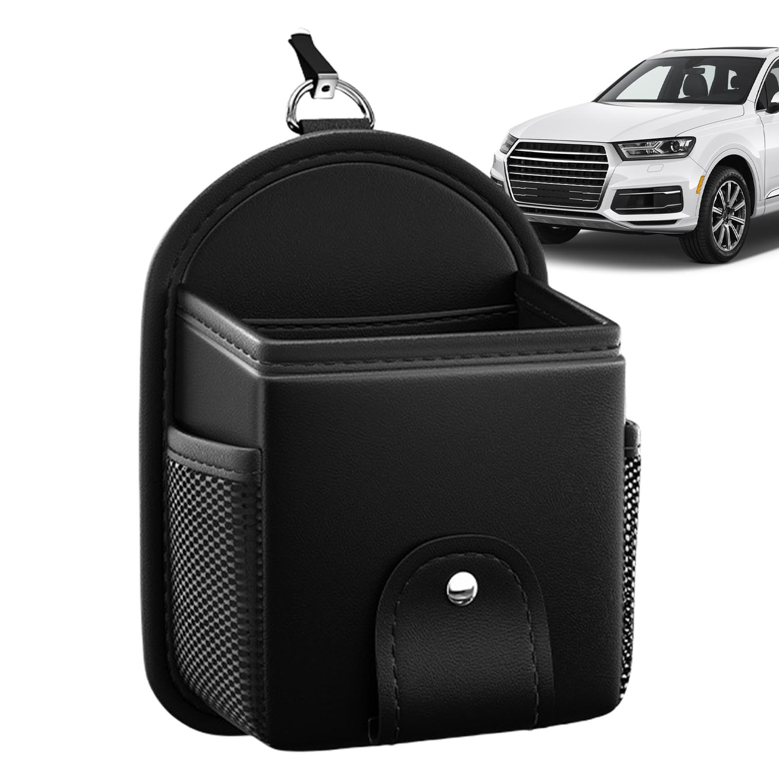 Car Air Vent Storage Bag Organizer - Leather Multipurpose Pouch Box | Air Vent Car Pocket Caddy Organizer Holder for Phone Cell Phone Pencil Charger