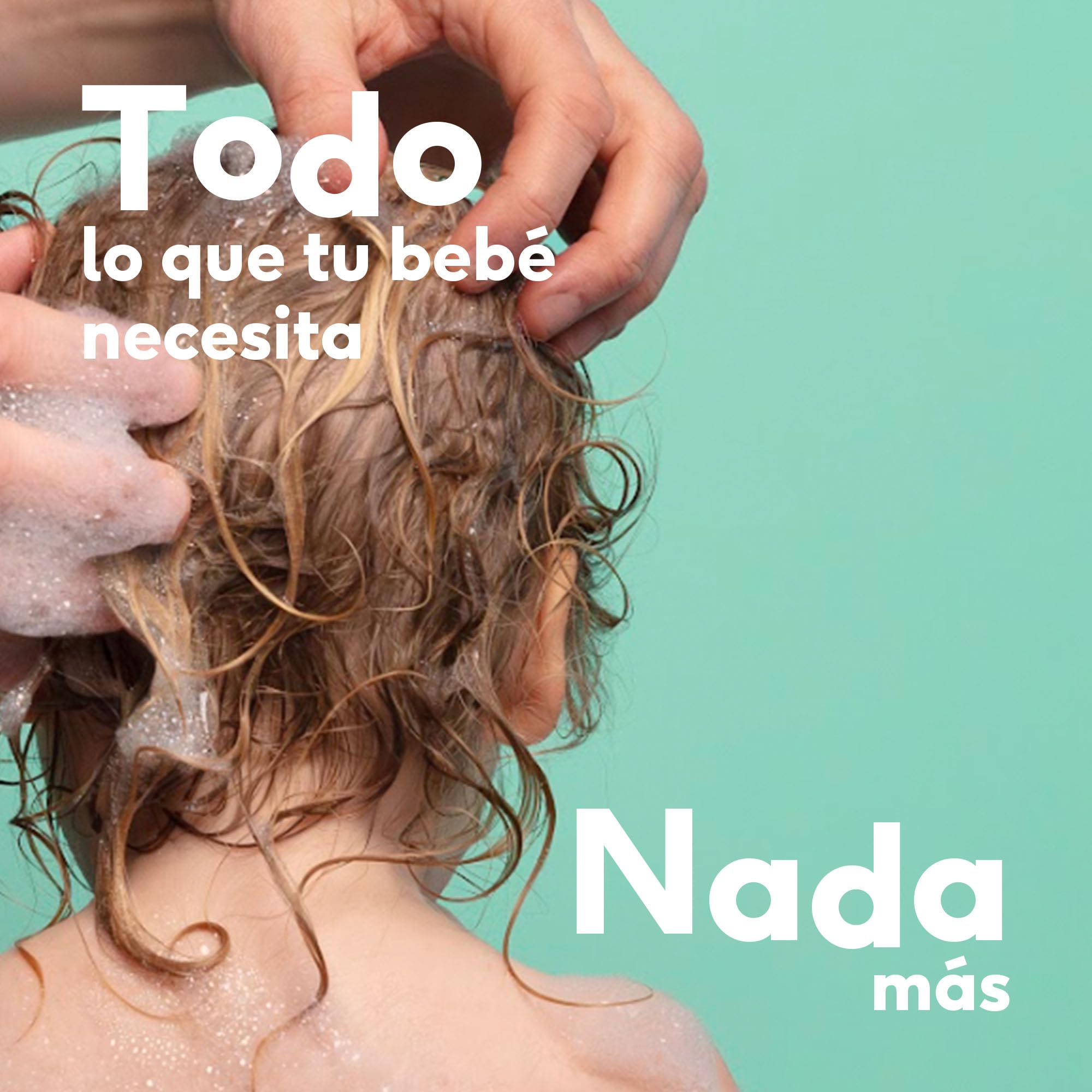 Naïf Champú Cuidado para Bebés y Niños – Con ingredientes naturales, vegano, sin SLES, microplásticos, siliconas ni parabenos – 500ml