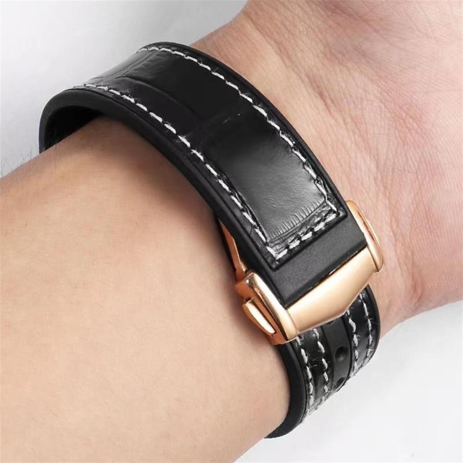 Sostituisce il cinturino Omega Constellation Double Eagle serie 131.133 Manhattan cinturino in pelle di vacchetta maschio cinturino osservatorio tacca 25-14mm