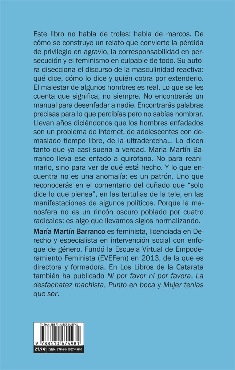 ¿Por qué algunos hombres están tan enfadados?: y por qué el feminismo no los desenfadará: 1082 (Mayor)