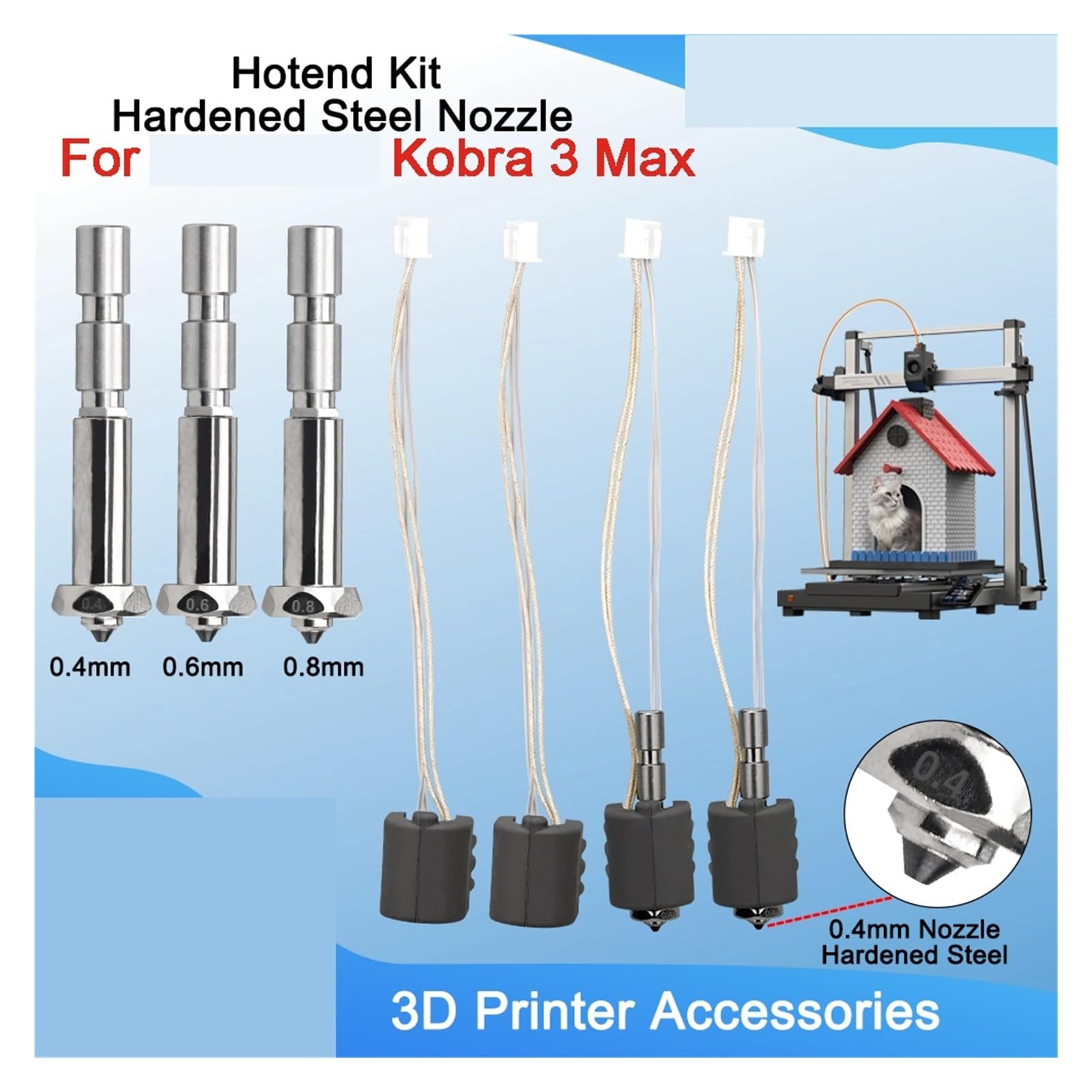 Hotend-Kit, kompatibel for Anycubic