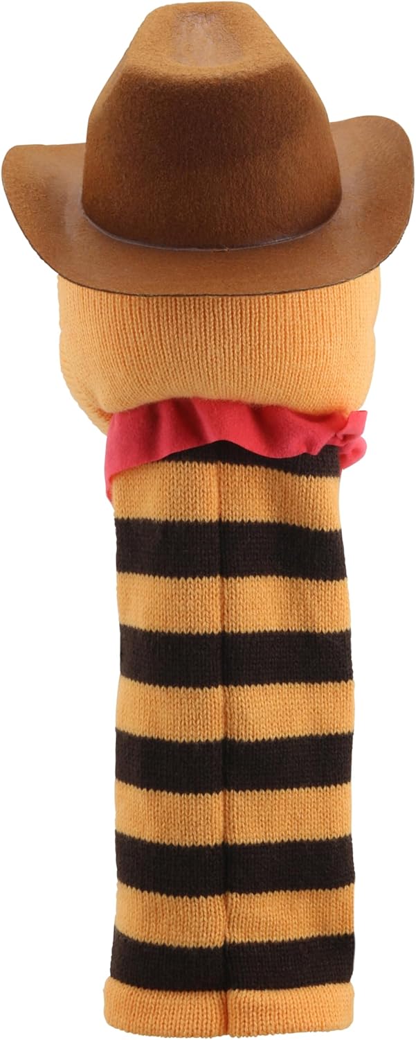 The Puppet Company ECO Knitted Cowboy Hand Puppet - 38cm