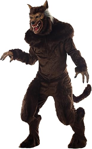 Mario Chiodo Disfraz de hombre lobo ultra lujo monstruo animal bestia Halloween
