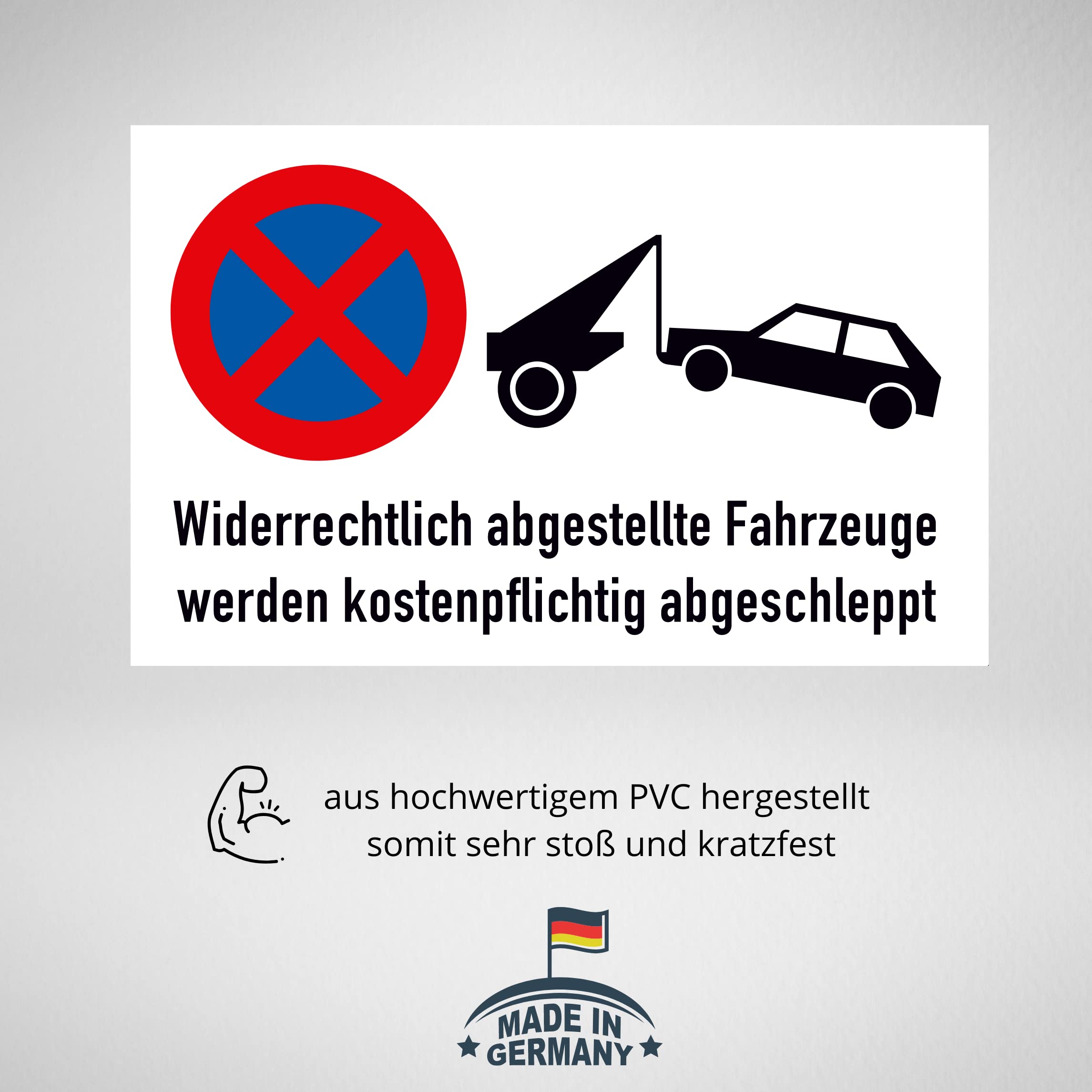 Parkschild 'Nur Für Autos' – Stabiles Metallschild Für Parkplatz Oder Garage, 20x30 Cm, Wetterfest