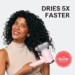 Séchoir à cheveux, Wavytalk Tournevis Pro Séchoir à cheveux rapide avec diffuseur, sèche-cheveux haute vitesse 110,000 RPM, Pro Ions négatifs pour réduire les dommages, lissage des frisottis, 3 Régimes & 3 Temps, Blush