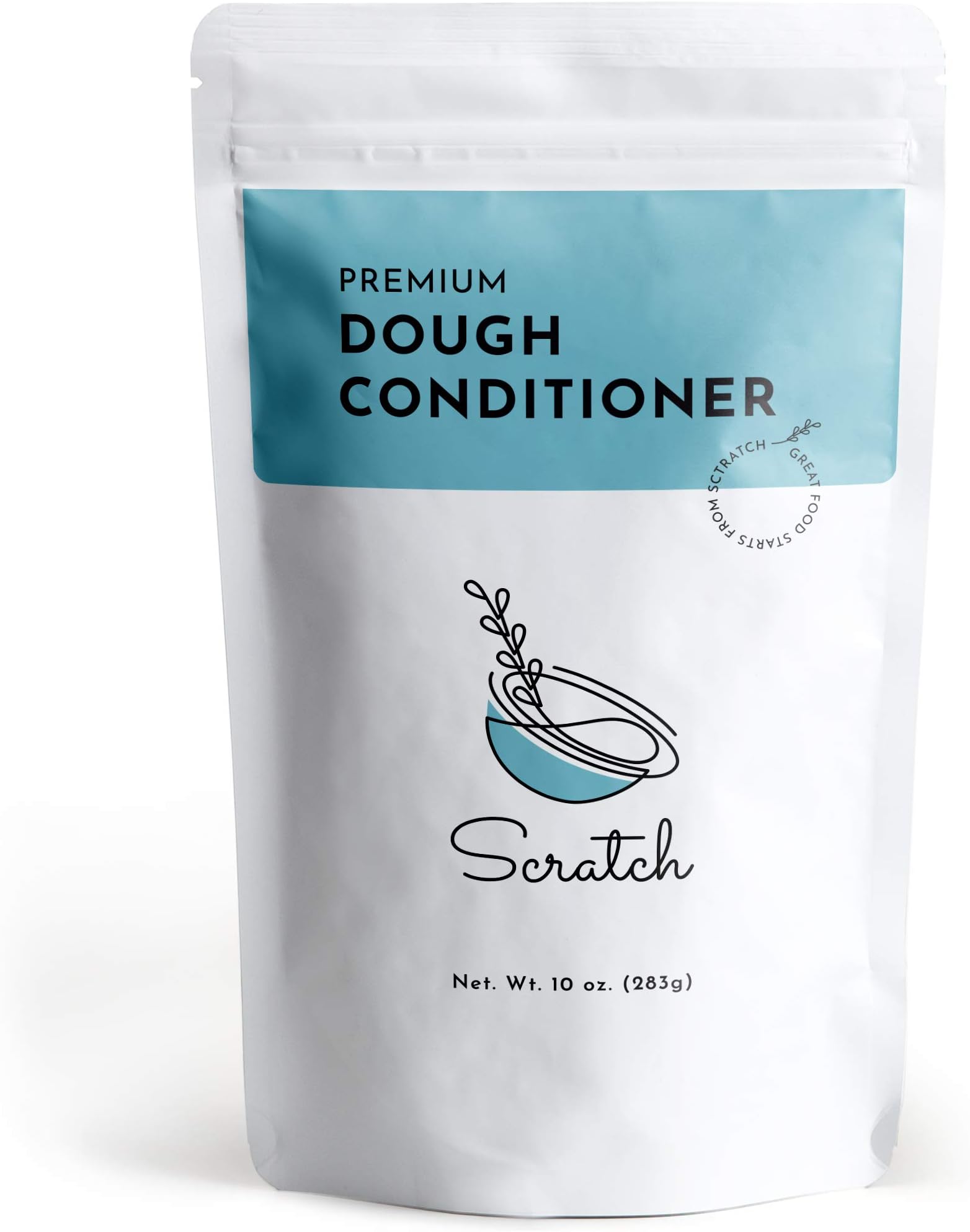 Scratch Premium Dough Conditioner - (10 oz) All Grain Bread Improver For Making Dough - Dough Enhancer for Bread to Improve Texture and Longer Lasting Bread
