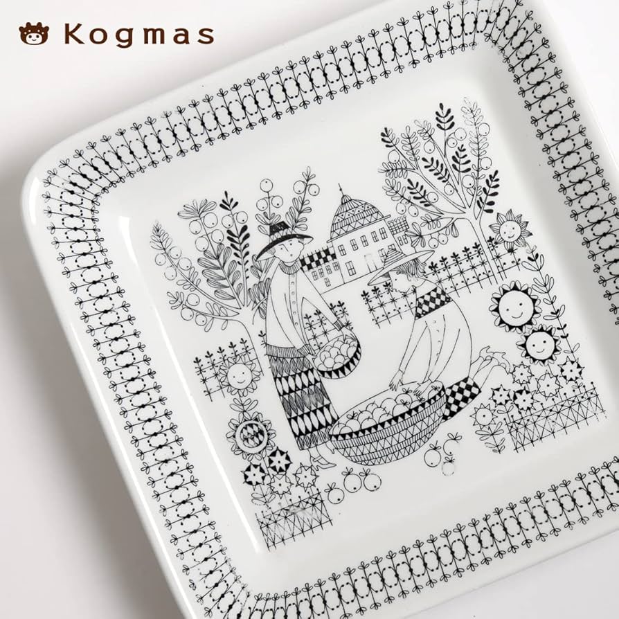 * ARABIA ♧* Apila/アピラ *♧** mimi plate Arabia Apila plate 1971-73 21cm x 19cm near mint condition