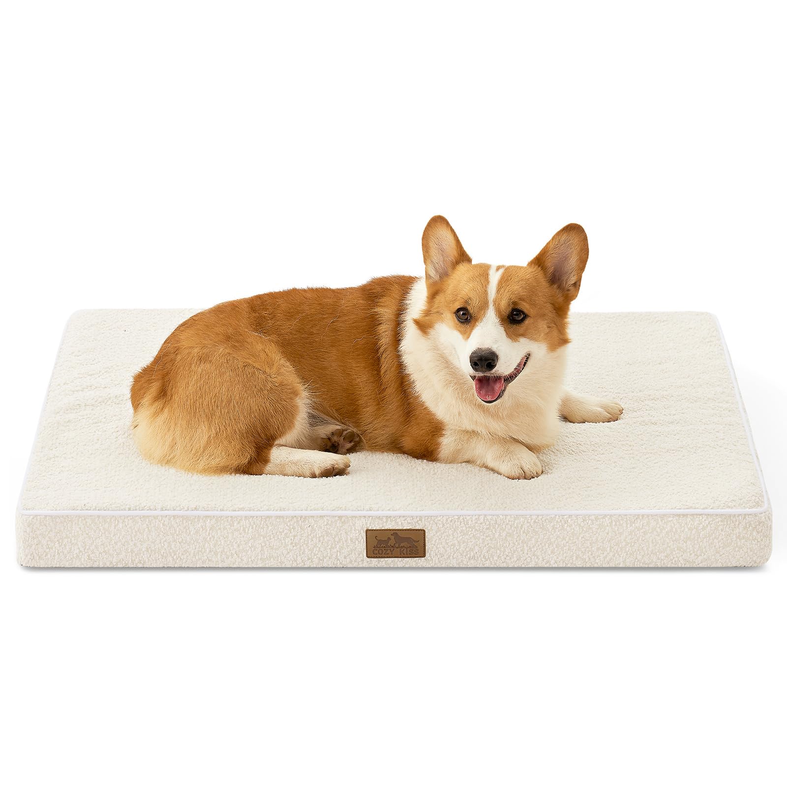 COZY KISS Orthopädisches Hundebett Grosse Hunde - Hundekissen Waschbar Hundematte mit Abnehmbarer Bezug, Hundematratze Rutschfester Unterseite