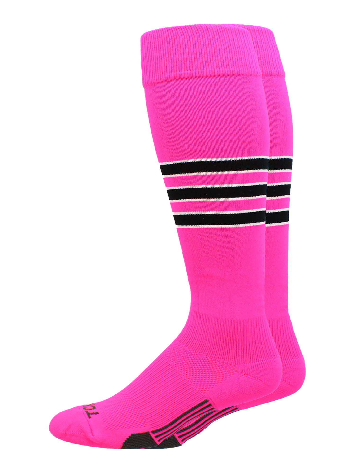 MadSportsStuff Softball Socks Baseball Socks | White &amp; Team Colors | USA Made | Sizes for Girls, Youth Boys, Men &amp; Women
