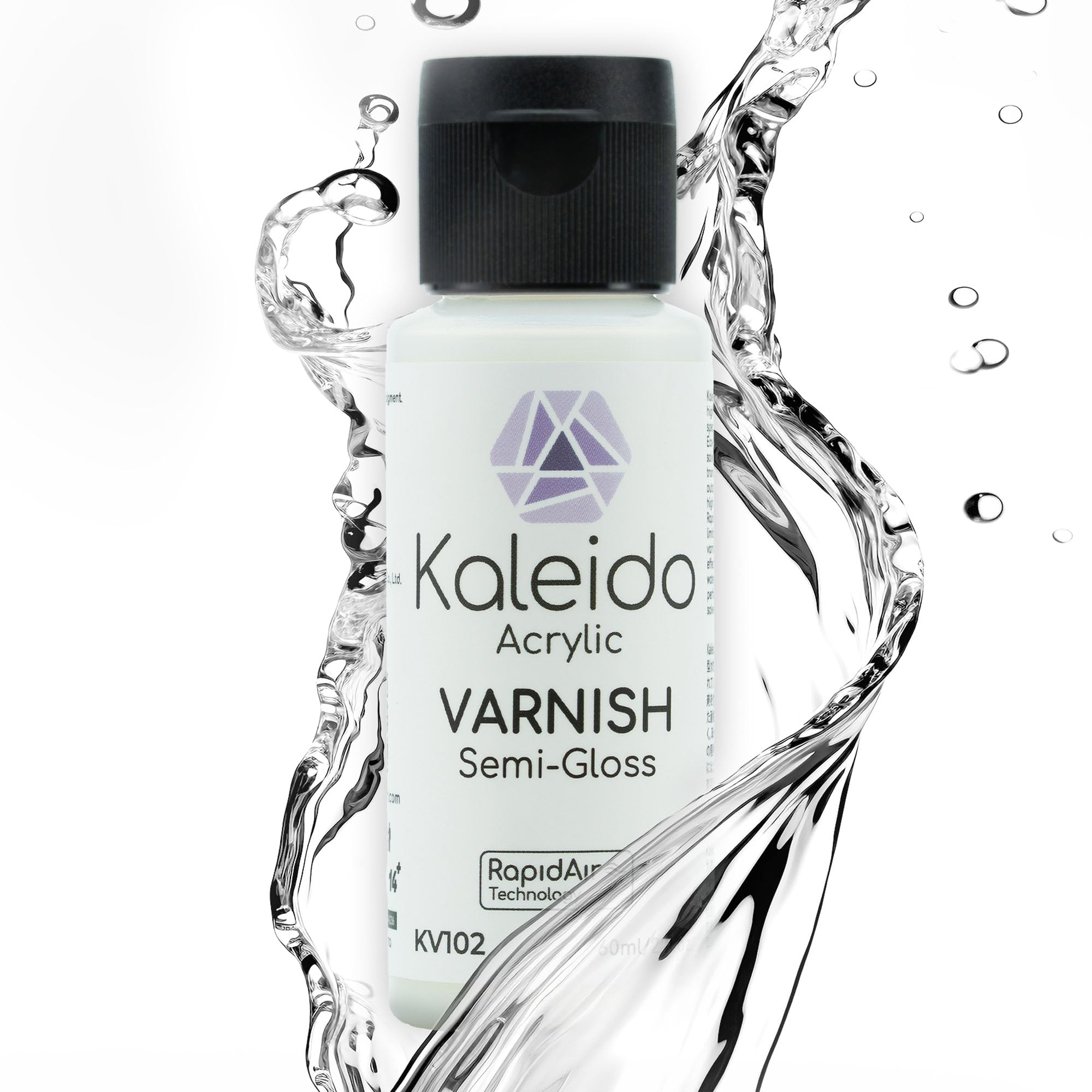 Kaleido Colorworks Varnish for Airbrush Model Building Acrylic Paint KV102 Semi-Gloss Varnish