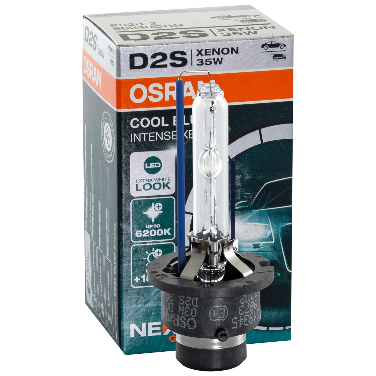 ESIENFELS Kit 106570935 avec phare xénon droit + Osram Cool Blue® Intense D2S H11 HB3 Ampoule compatible avec CR-V III RE_ RE