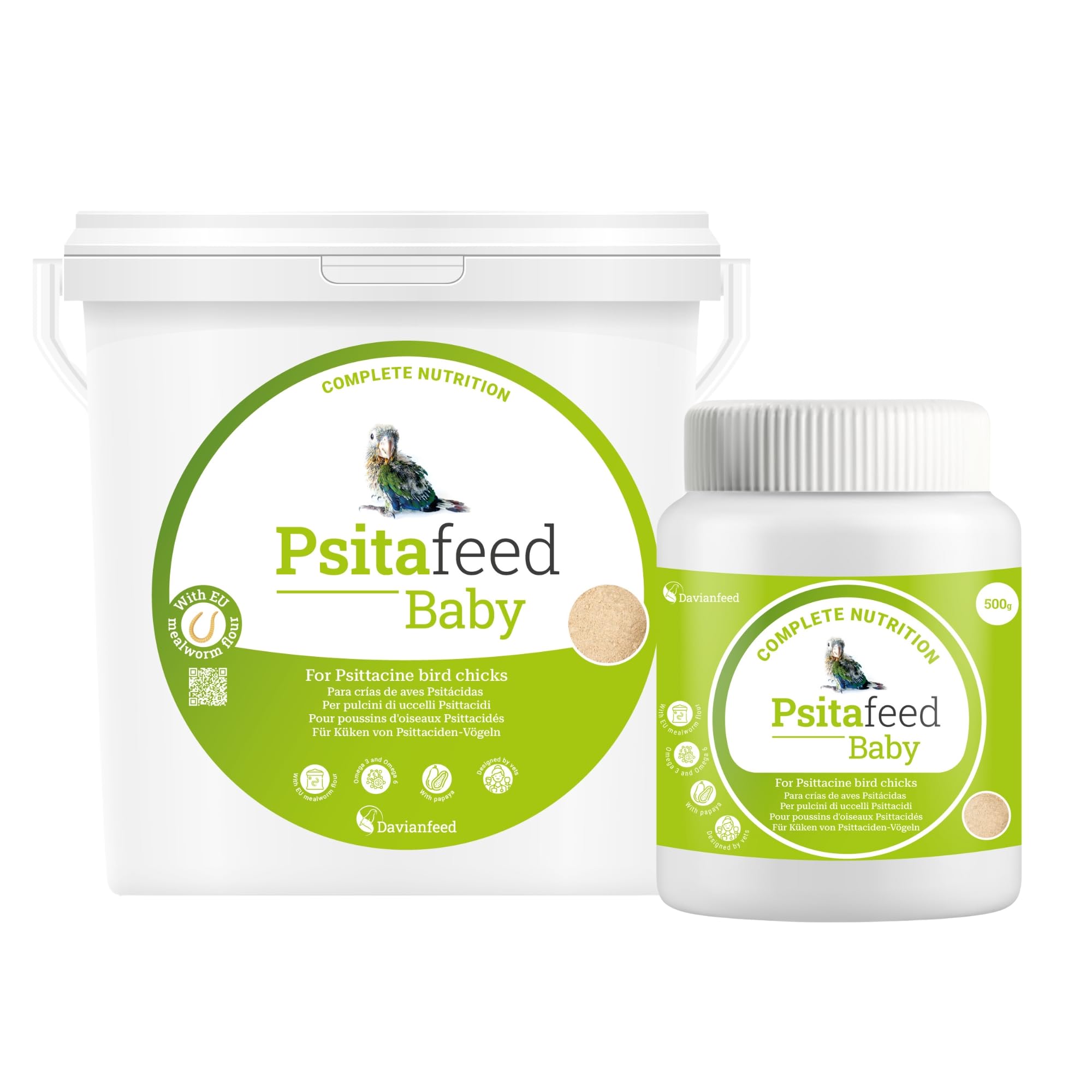 Pâtée Nutritive Pour Psittacidés 500g - Aliment Pour Perroquets