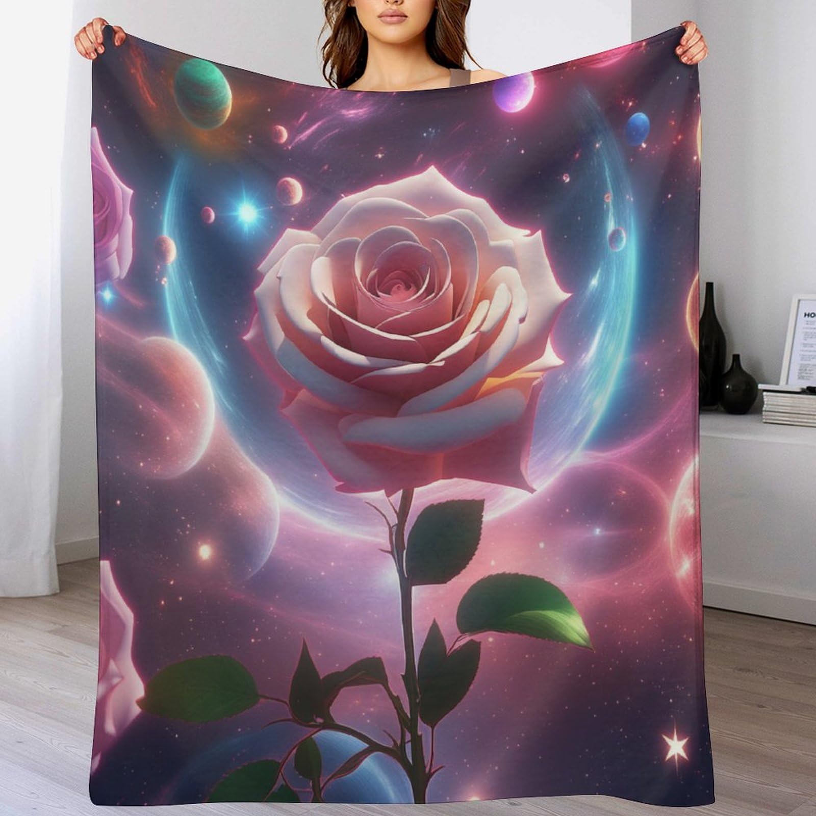 Couverture polaire rose pour vos soirées cocooning devant la télé ou sur le lit