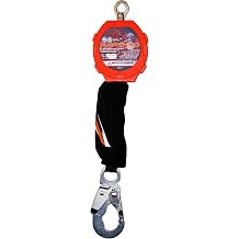 Malta Dynamics Pygmy Hog 11 Web Self-Retracting Lifeline ANSI & OSHA Compliant SRL Fall Protection and Safety Lanyard, Lightweight, Compact Design 3,600 lb. Gate Rated Steel Snap Hook Connector