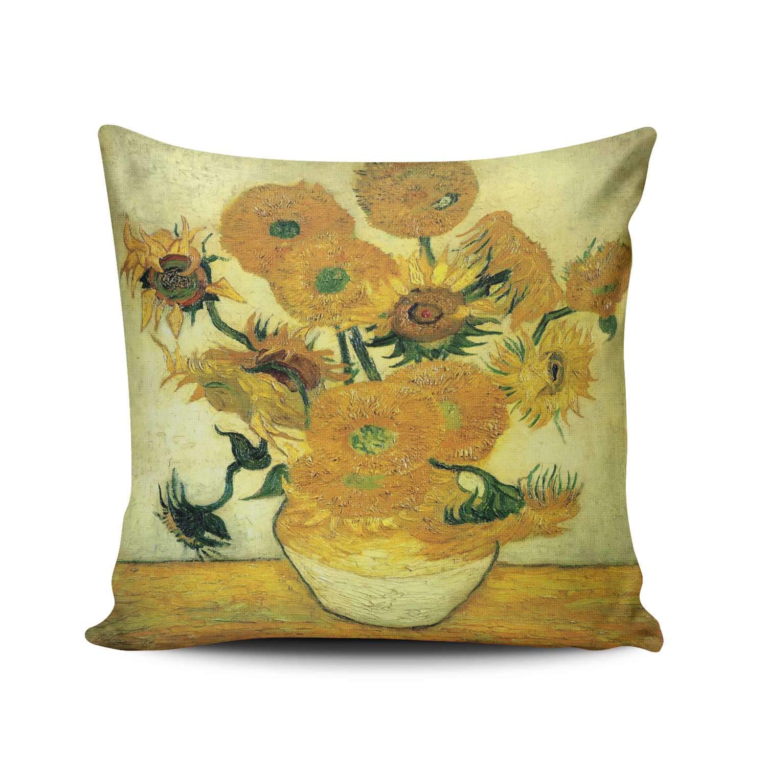 Vase With Fifteen Sunflowers Decor For You