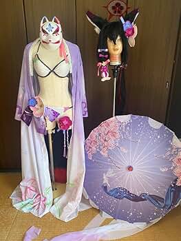 ブールーアーカイブ コスプレ 狐坂ワカモ 水着 ブルアカ