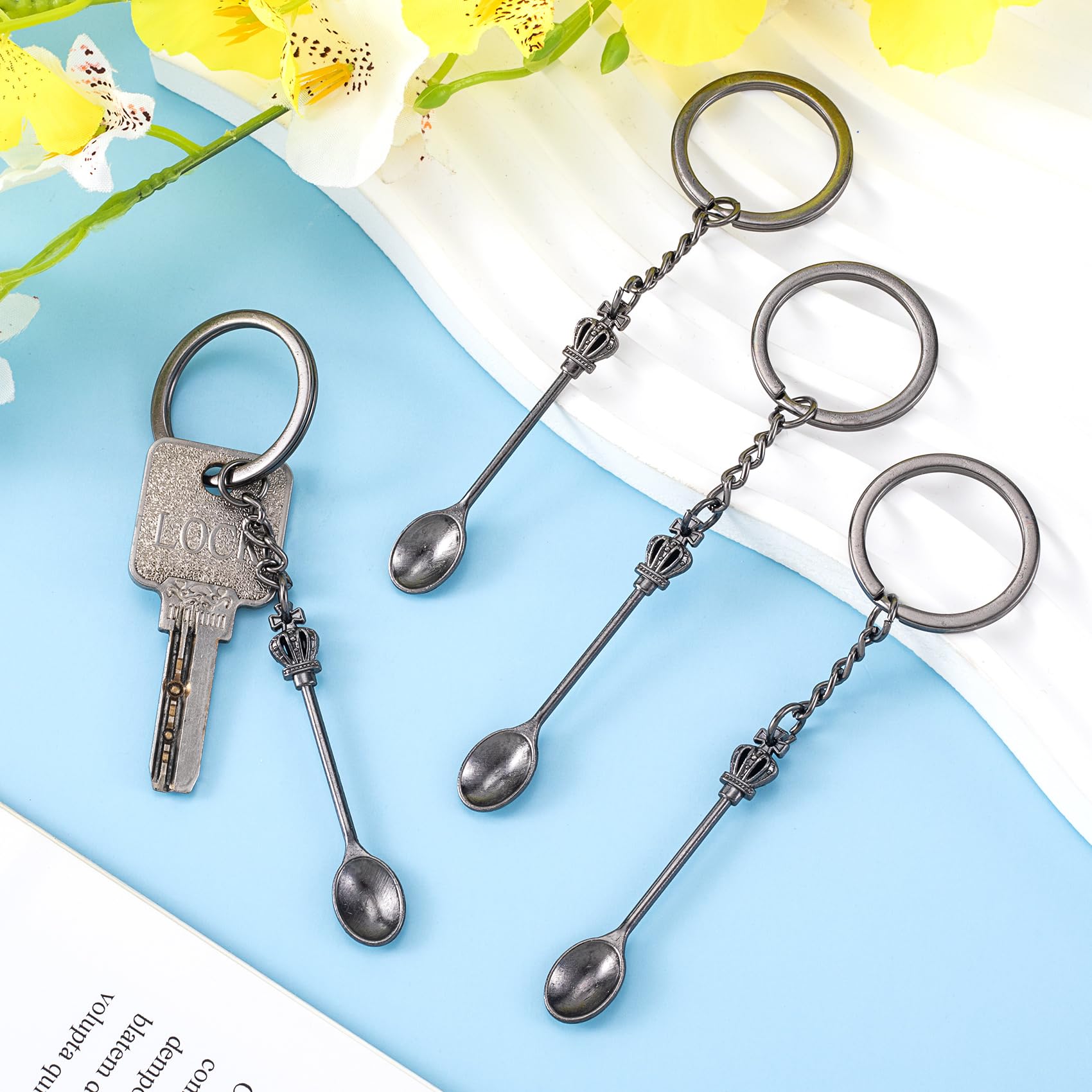 キーリングウォレットチェーンセットヴィンテージスプーン