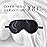 ZIMASILK 2 Pack 100% Natural Silk Sleep Mask, Adjustable Super-Smooth Soft Eye Mask for Sleep, Multiple Color Options (2 Pack,Black)