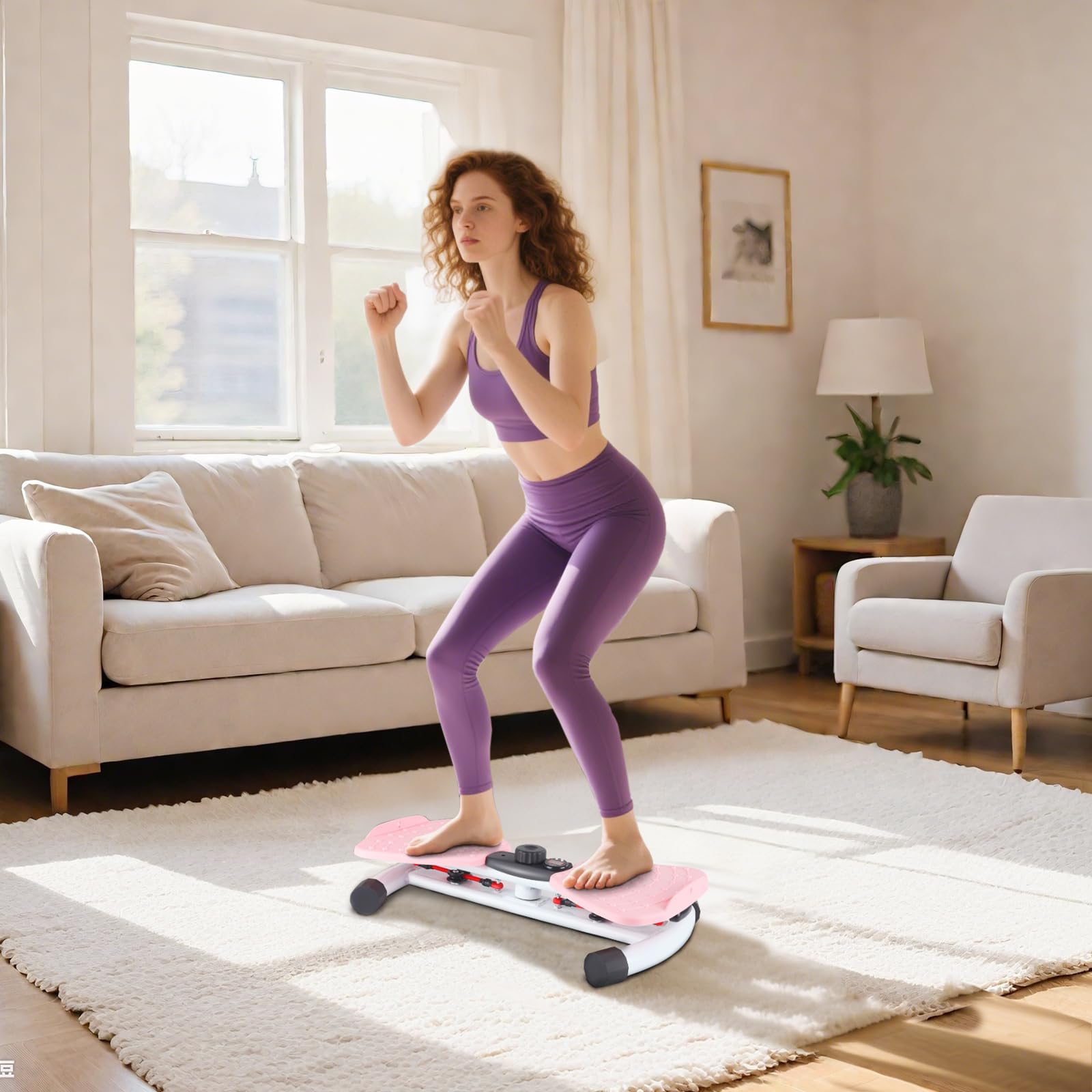 Disque de Torsion 360° pour Sculpture de la Taille – Design Ergonomique avec Surface Antidérapante et Base Hexagonale – Outil de Fitness Polyvalent pour Perte de Poids et Massage des Pieds