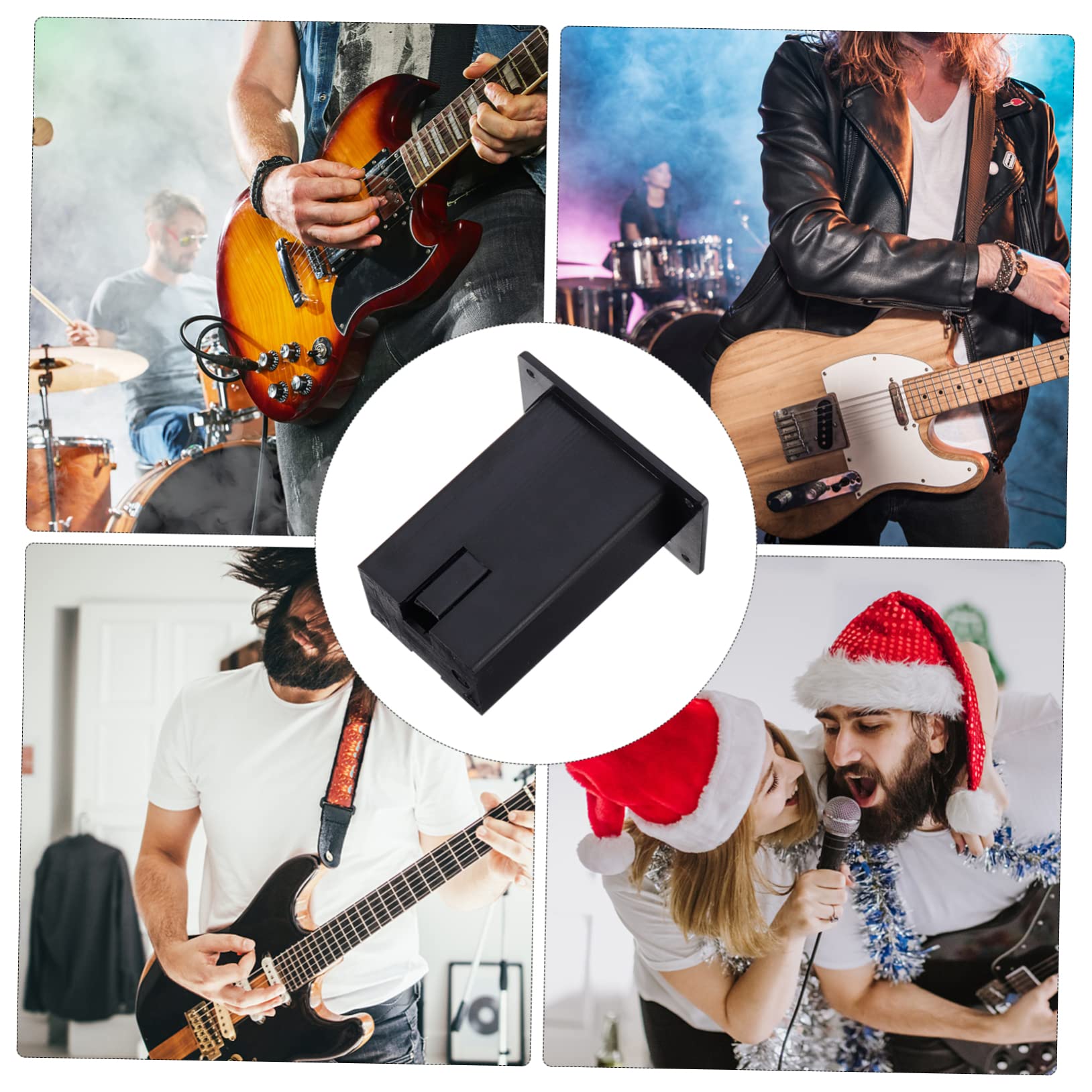 ULDIGI Guitar Pickup Battery Case 9v Bass Battery Box for Active Bass Durable Material