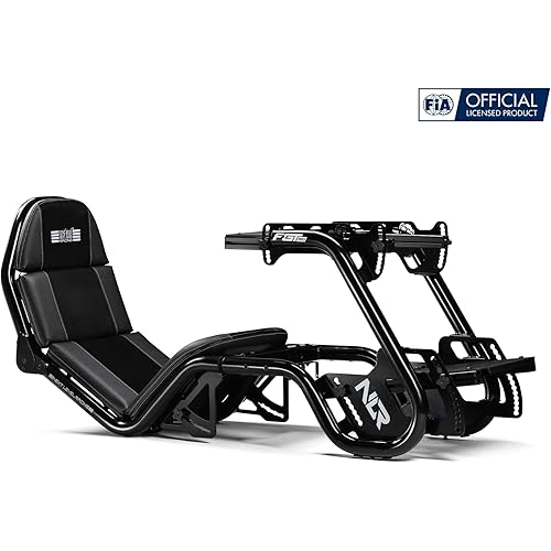 Next Level Racing F-GT Pro Formula and GT Racing Simulator Cockpit - Black Edition (NLR-R003)