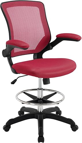 Vista 6 de Silla giratoria Modway Veer, Acero inoxidable, Azul