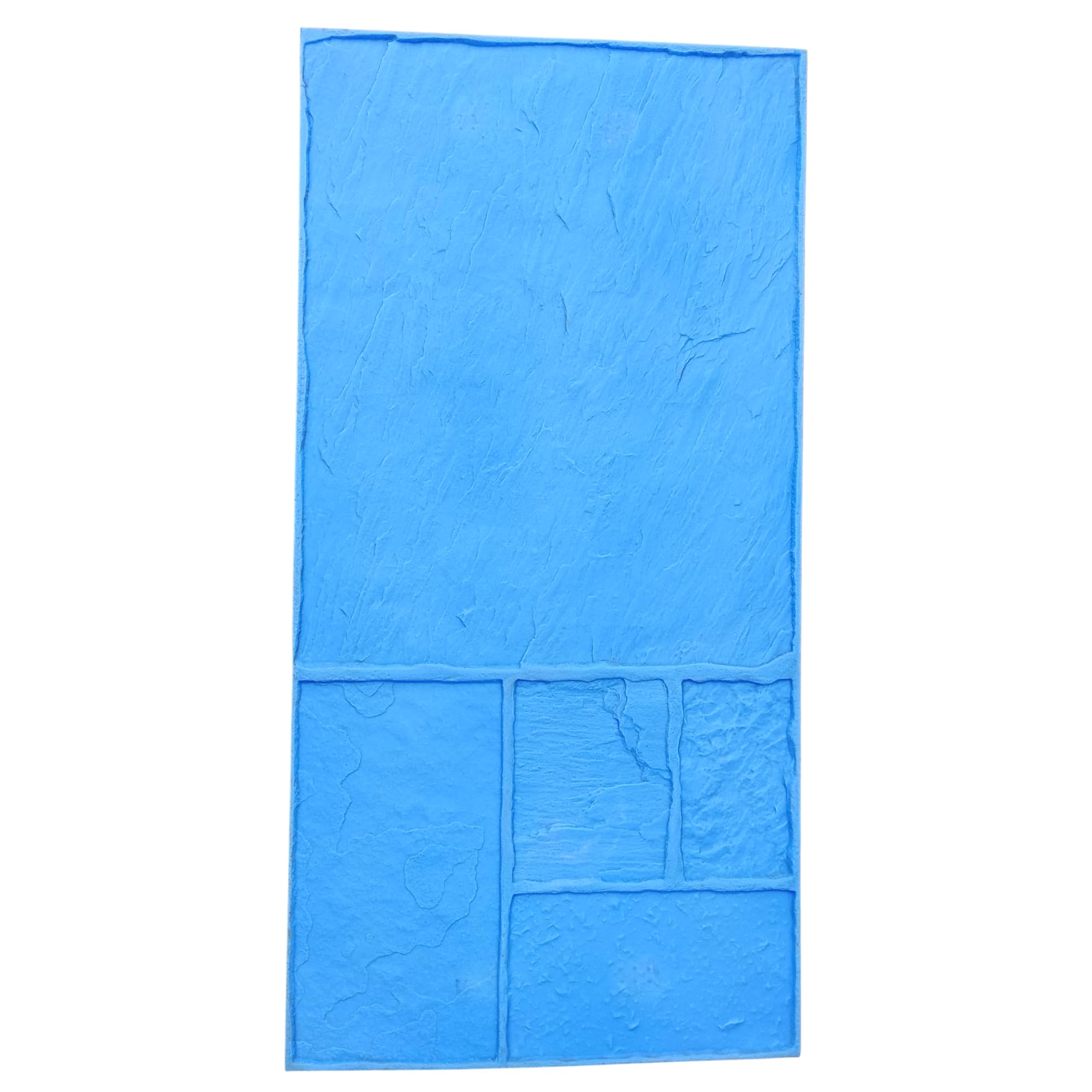 Molde Hormigón Impreso Losa Nápoles 120x60 cm KIT 4 Semerigidos y 1 flexible
