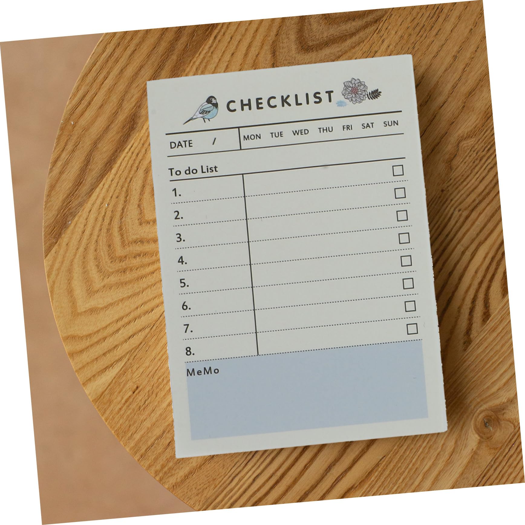 4 Pezzi Libri Planner Portatile To Do List Memo Pad Blocchi Note Strappabili Agenda Quotidiana per Studenti e Ufficio