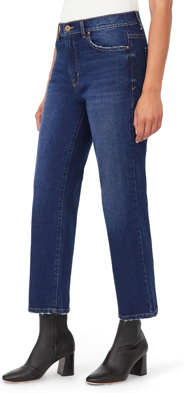 kensie Jeans for Women The Mila Retro Luxe High-Rise Relaxed Straight 27-Inch Inseam. Sizes 0-14 - Image 2