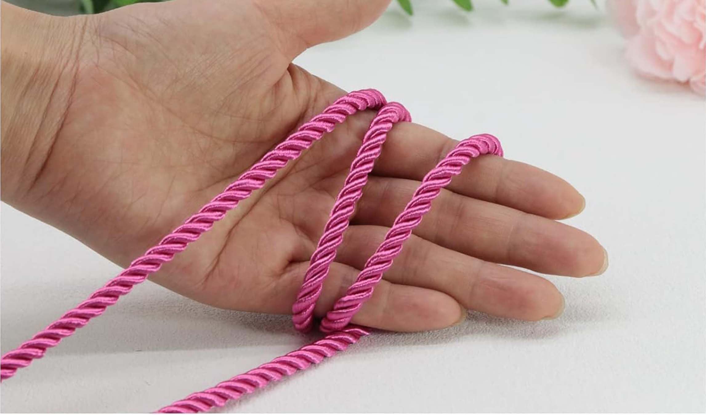 Twisted Zari Thread Rope Dori for Bags Handle, Hamper, DIY Crafts — Amazon image 4