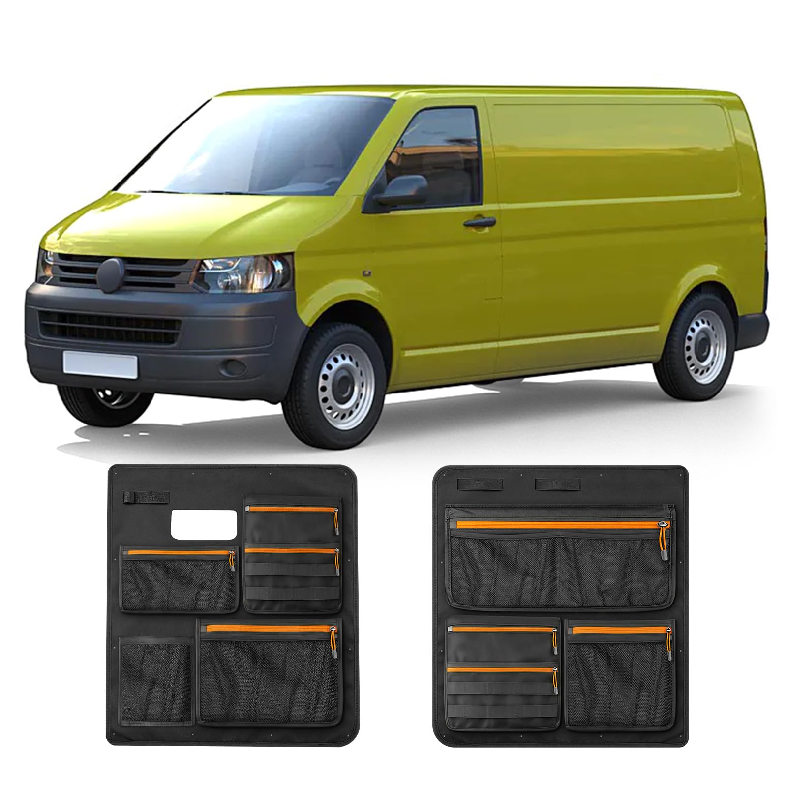 Organisateur porte arrière pour VW T5 T6 idéal pour le bivouac