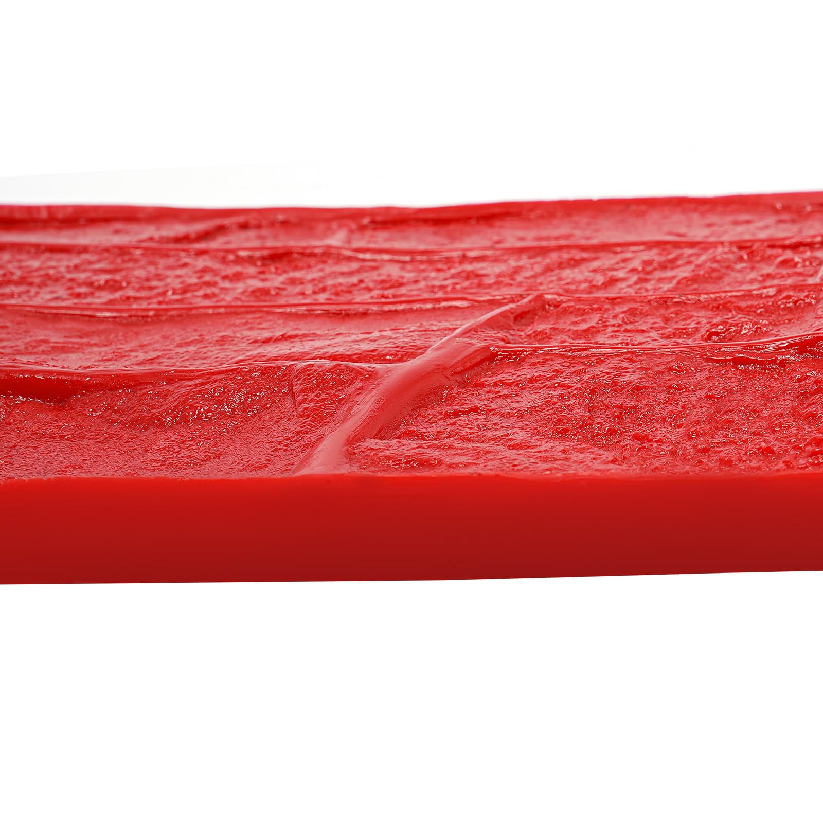 Moldes para Estampar concreto con Textura de Madera de 17x10 Pulgadas, con Asas, tapetes para Estampar concreto, Sellos de Cemento PU para Paredes Exteriores, Suelo y Caminos (Textura de roc