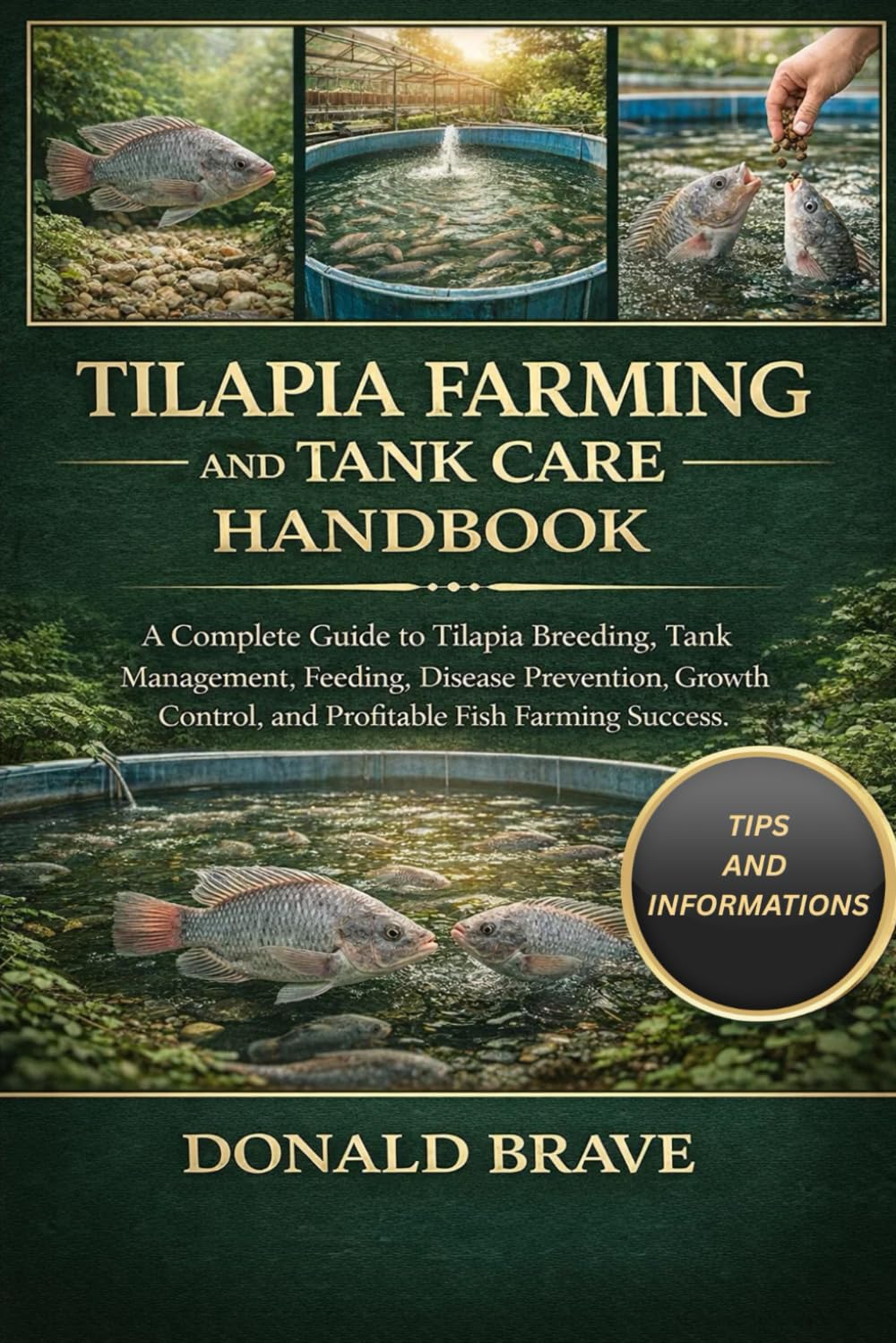 TILAPIA FARMING AND TANK CARE HANDBOOK: A Complete Guide to Tilapia Breeding, Tank Management, Feeding, Disease Prevention, Growth Control, and Profitable Fish Farming Success.