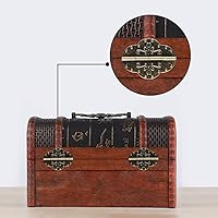 Vista 7 de GTHER Bisagras retro antiguas con tornillos para armario, puerta, armario, joyero, caja de regalo, muebles de madera, bronce